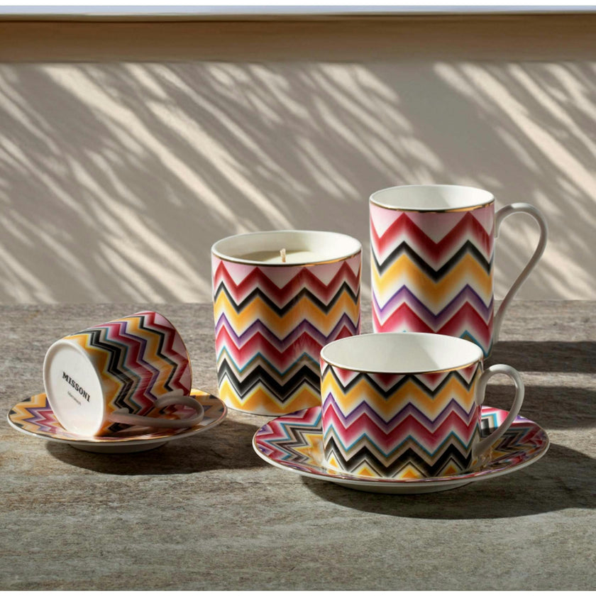 Marrakech Luxury Box Set 2 Pcs. Coffee Cup & Saucer - 6 X H 6