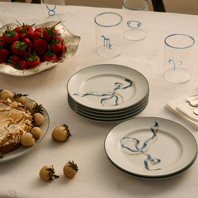 Ribbon Dessert Plate