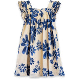 Girls Everly Square Neck Dress | Daisy Blue