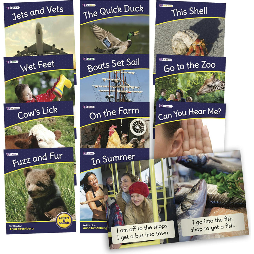 Letters & Sounds Phase 3 Set 2 Non-Fiction Educational Learning Set