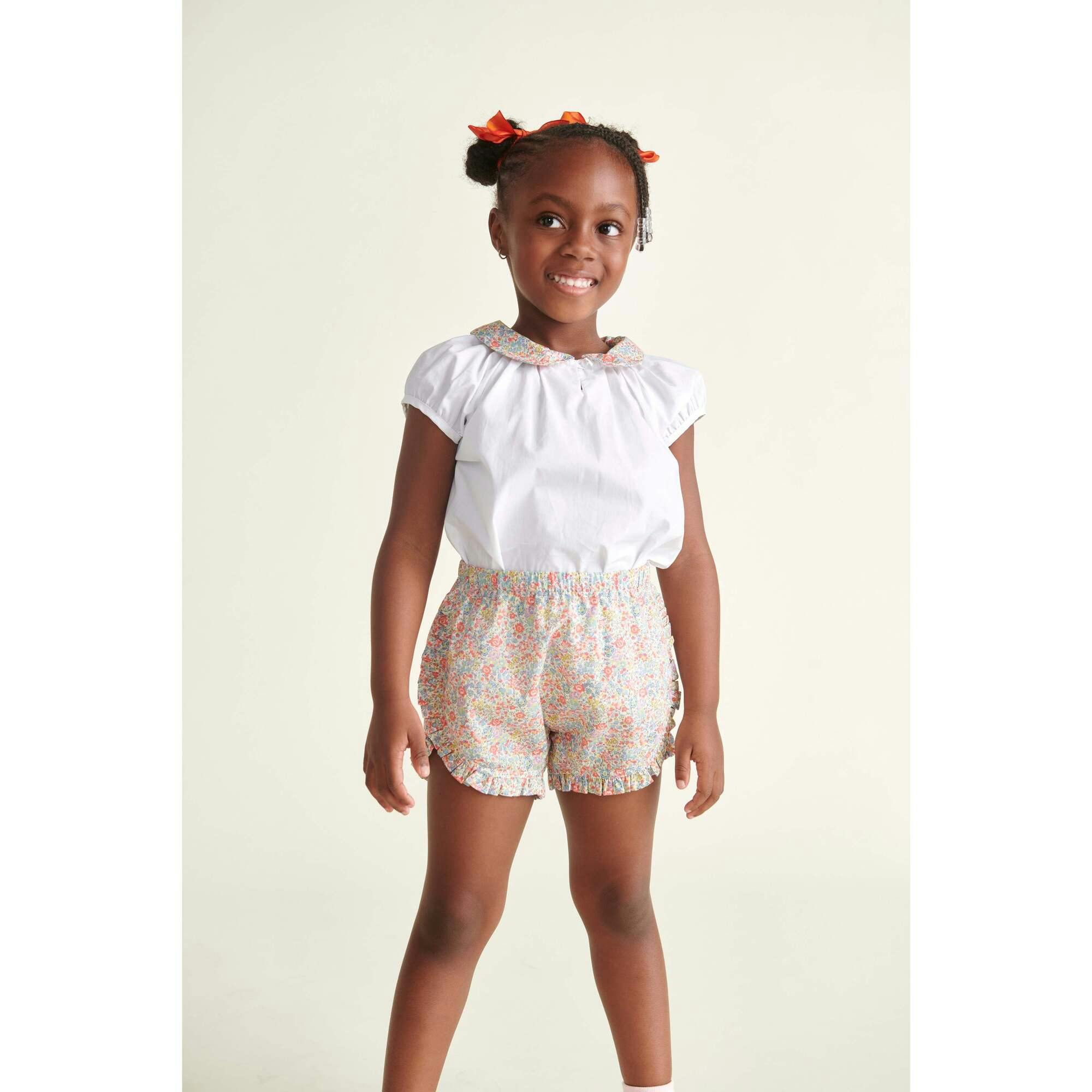Made With Liberty Fabric Girls Blouse Sally