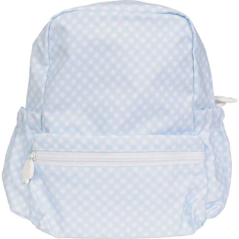 The Backpack in Blue Gingham