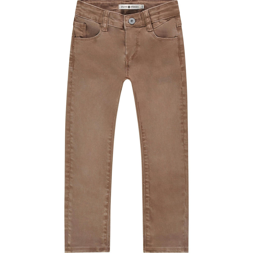 Straight Leg Zipped Pants