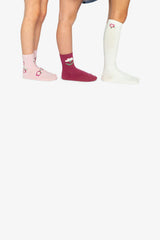 Socks Off-White And Pink