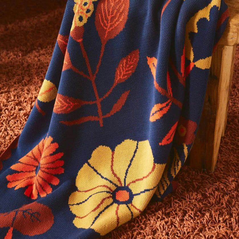 Petals Knit Blanket