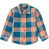 Flannel Button Up Shirt, Multi
