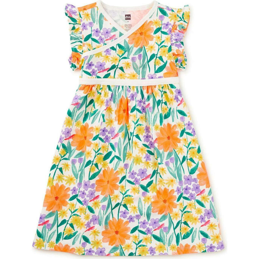 Wrap Neck Dress, Natural