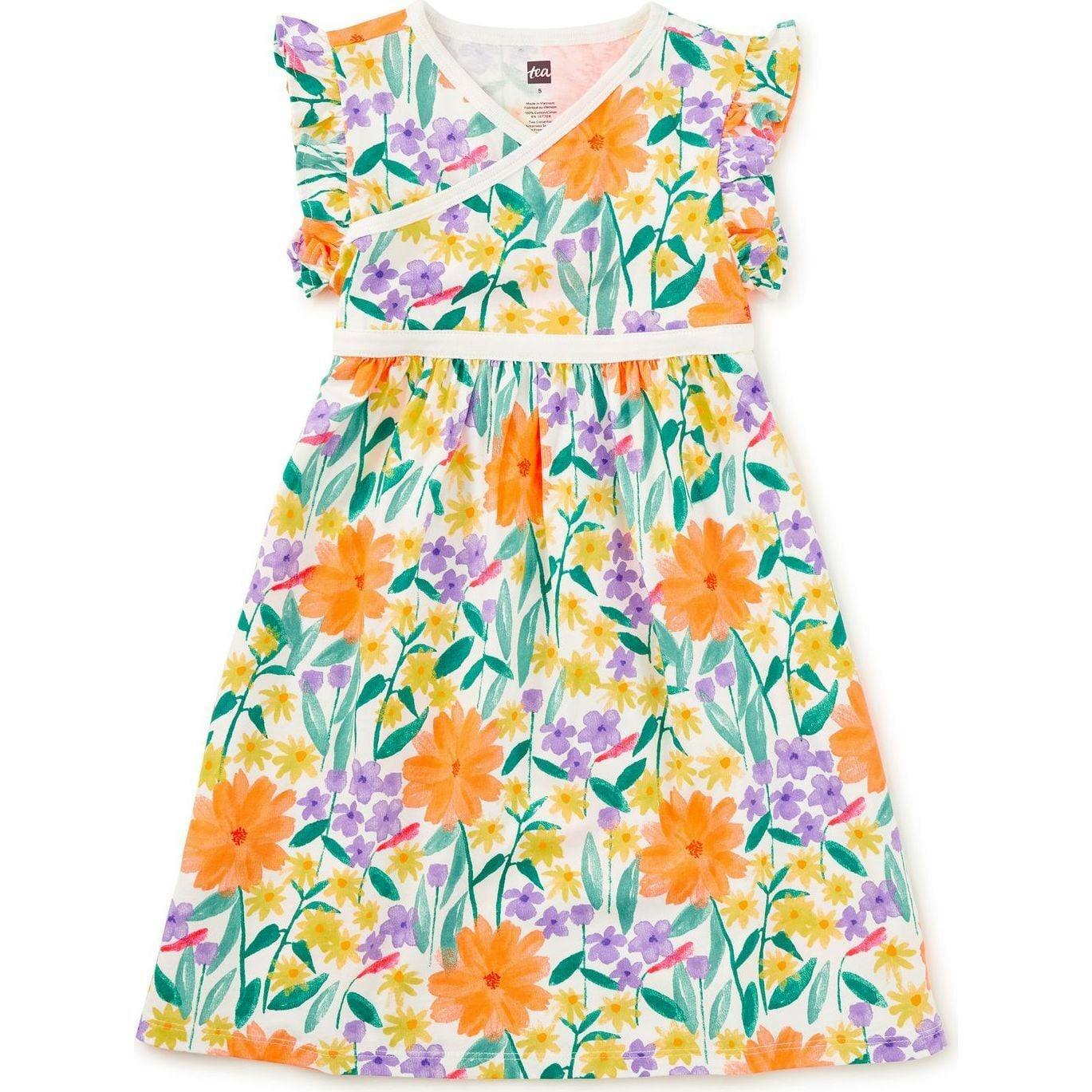 Wrap Neck Dress, Natural