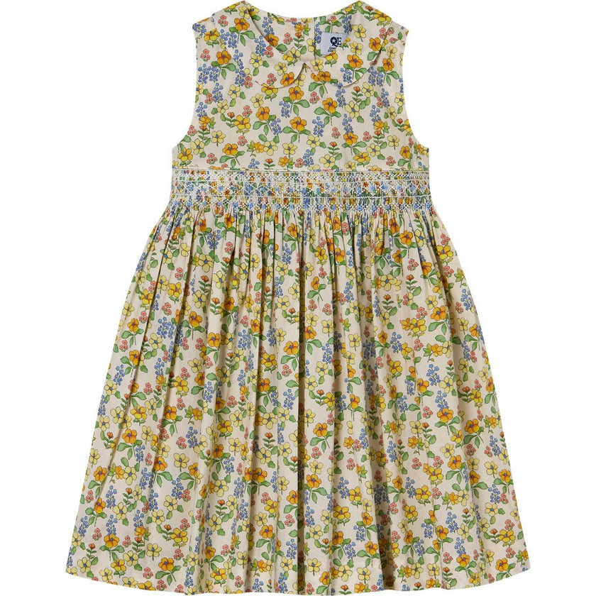 Hand-Smocked Girls Dress - Caroline