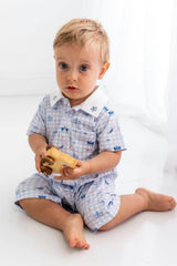 Sailor Pima Cotton Short Romper