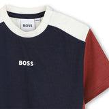 Navy Colorblock Logo T-Shirt