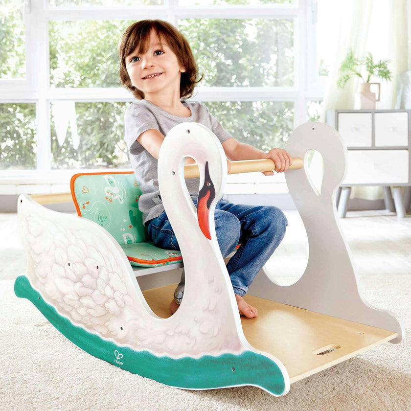 Hape: 2-in-1 Seat - Baby Rocking Bassinet Cradle and Rocker Chair Seat