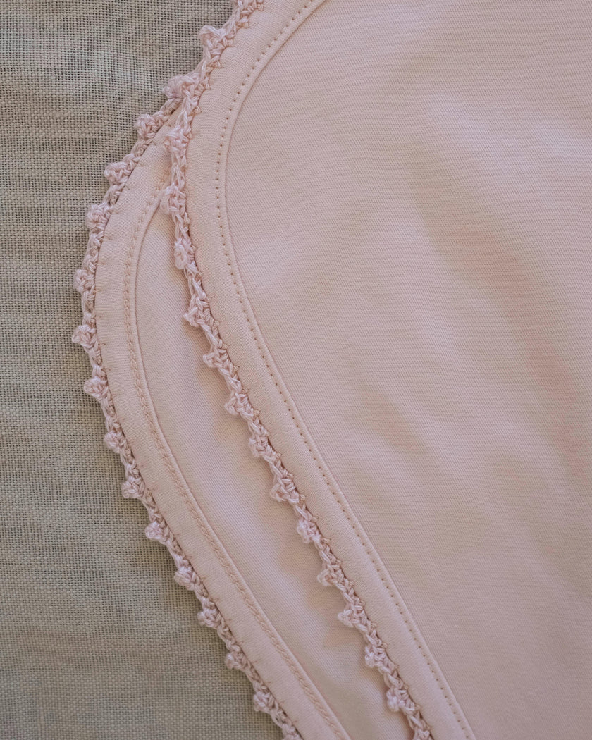 Receiving Blanket w/ Crochet Trim