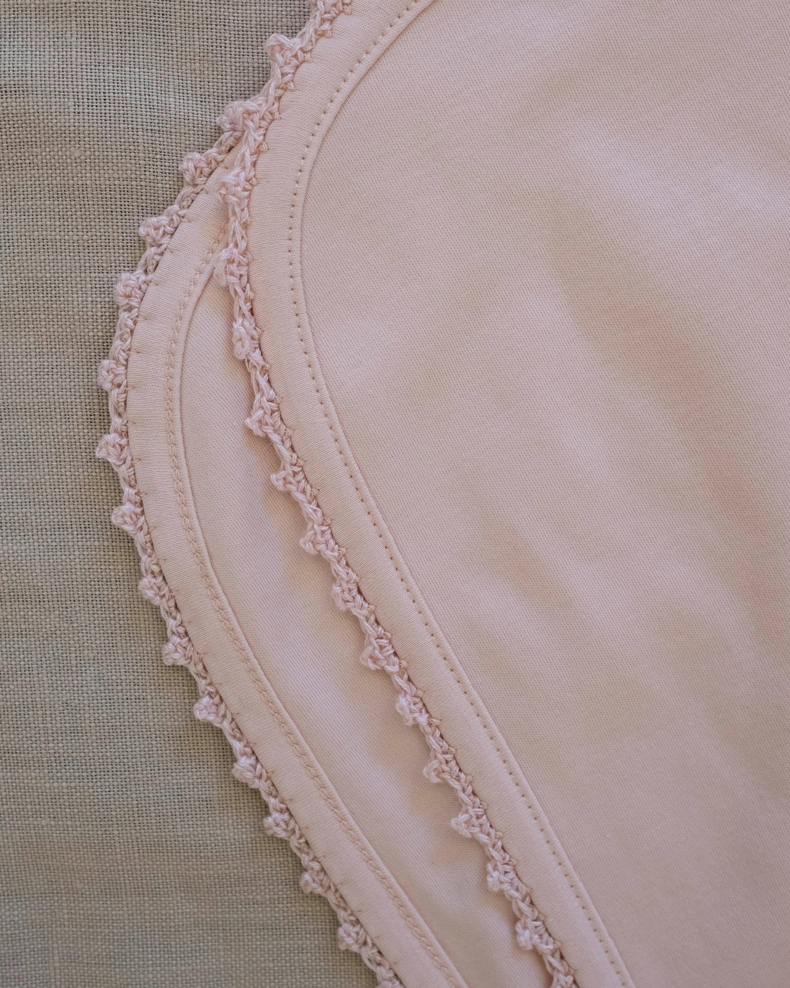 Receiving Blanket w/ Crochet Trim