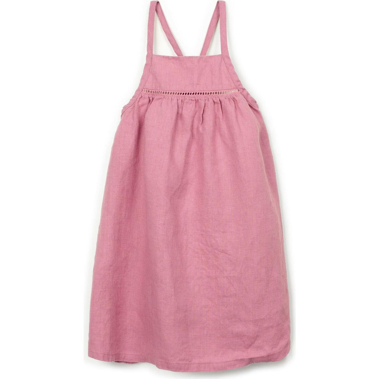 Spaghetti Strap Linen Dress
