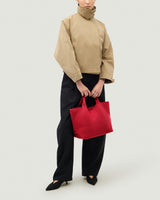 St. Barths Medium Tote | Cerise