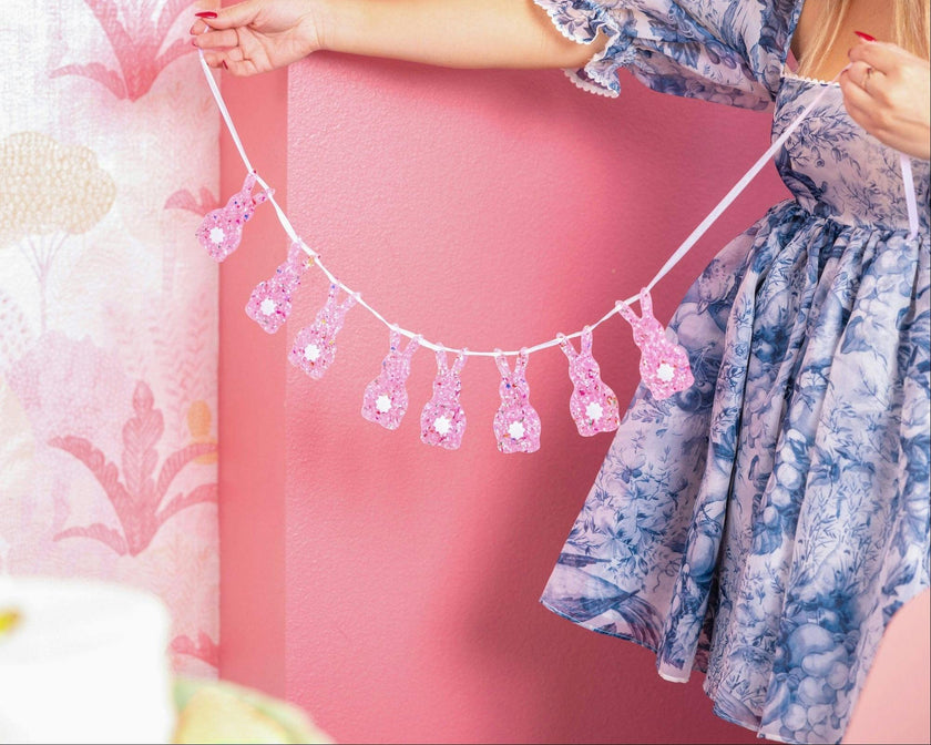Confetti Bunny Acrylic Garland