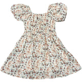 Peasant Bubble Sleeve Dress