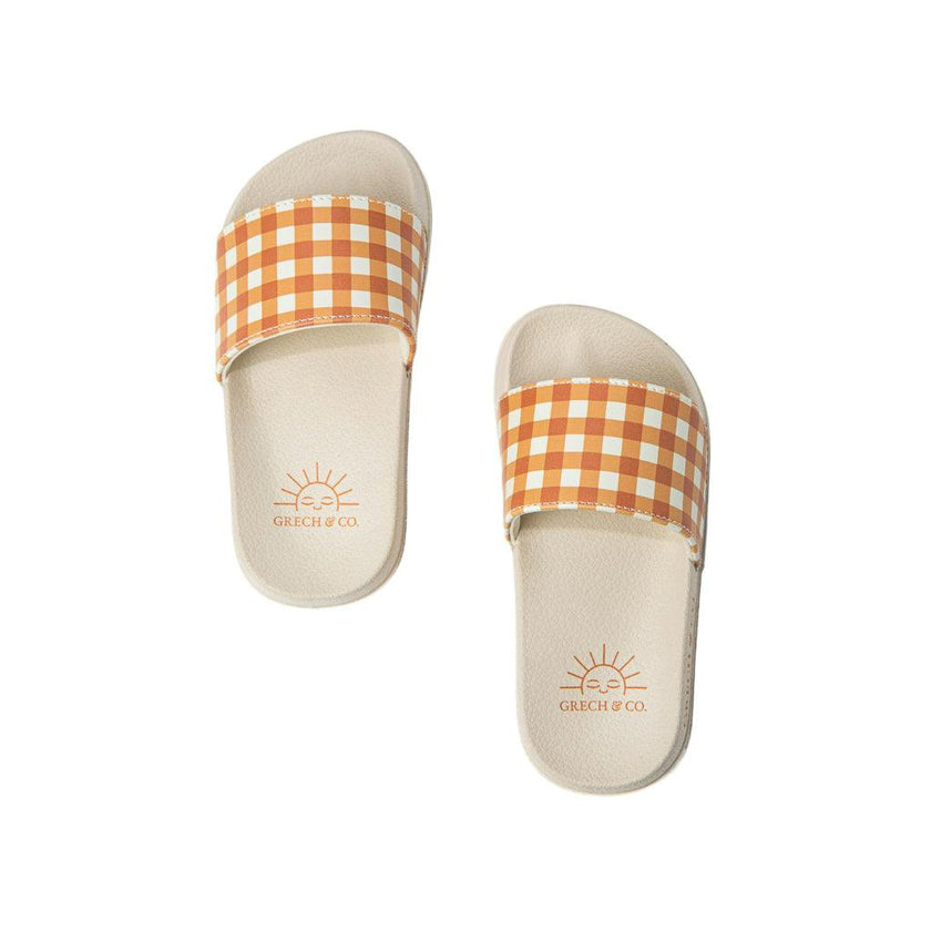 Slide Sandal | Patterns - Sienna Gingham