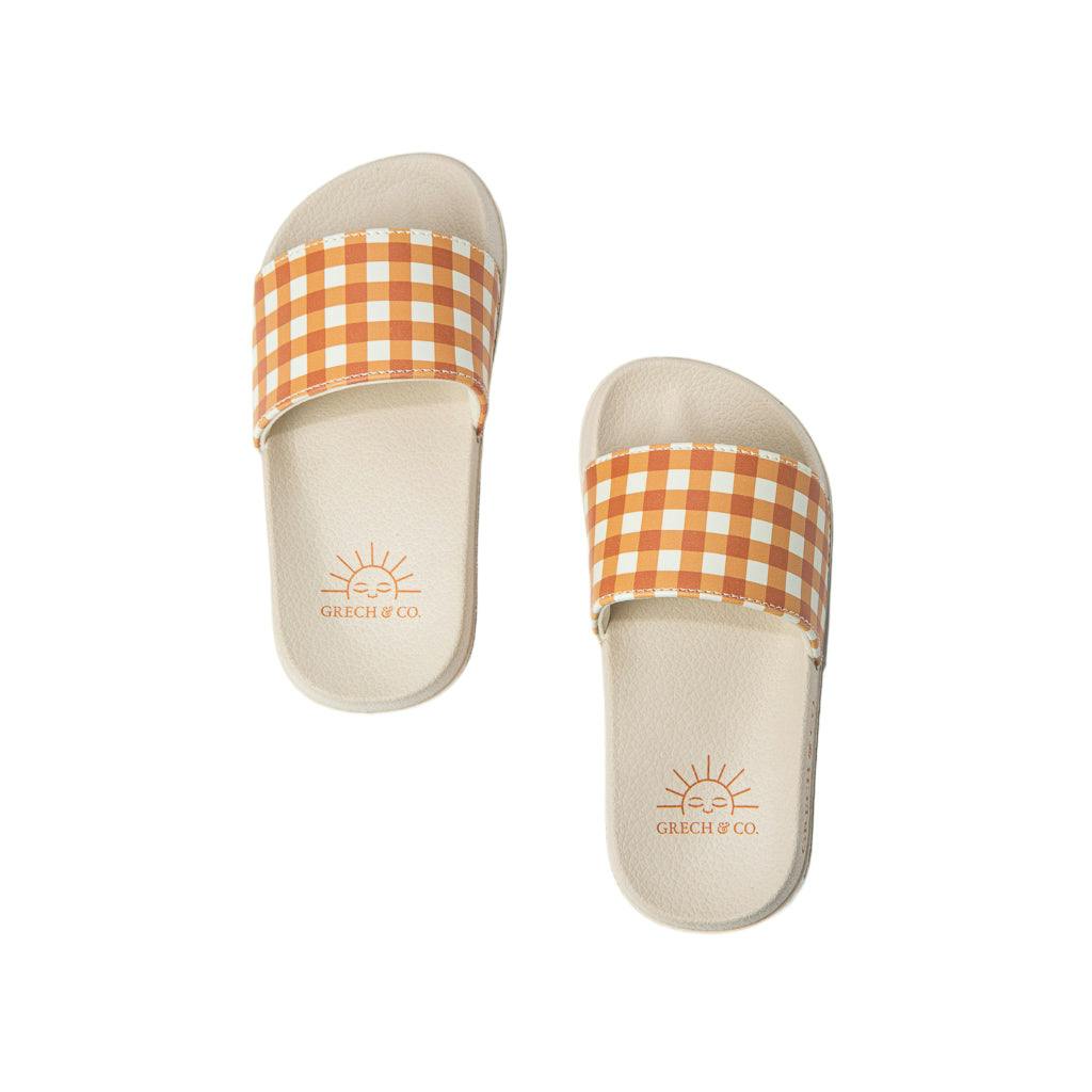 Slide Sandal | Patterns - Sienna Gingham