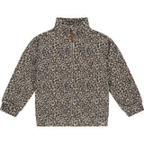 Leopard Quarter Zip Sweatshirt