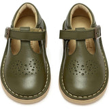 Penny Velcro T-Bar Shoe, Green