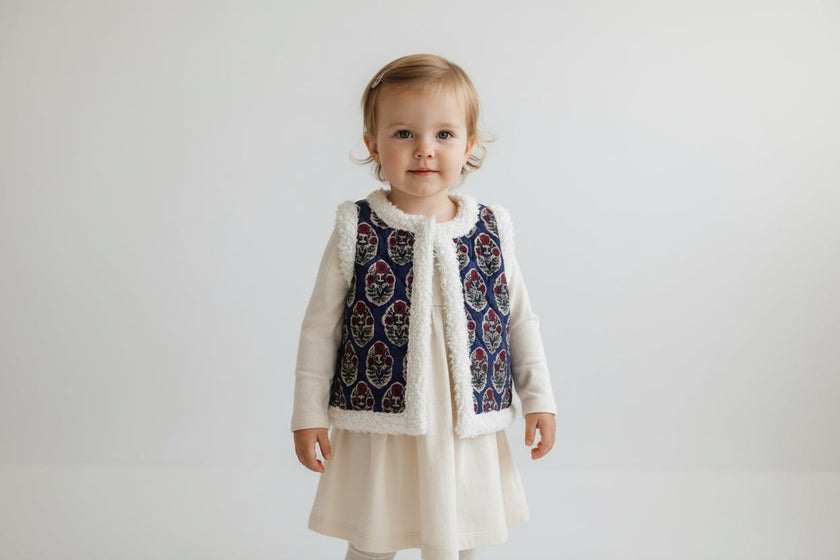 Gulnaar Printed Tassel Dress