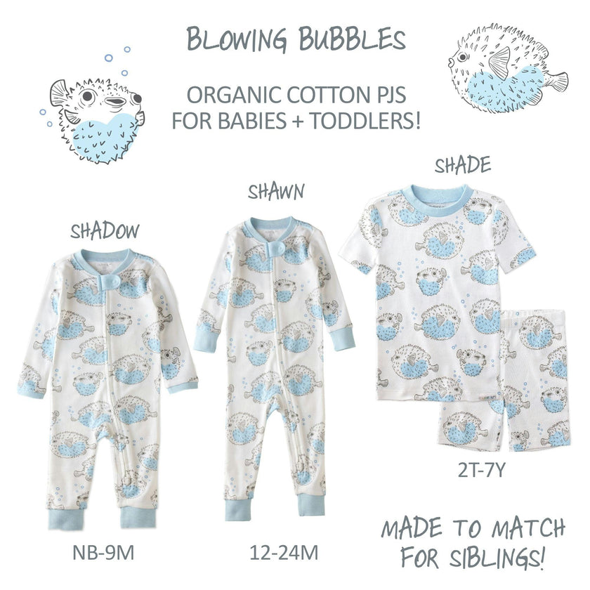 SHADOW Sleep & Play Baby Pajamas for Boys & Girls