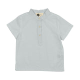 Smocked Floral Boys Shirt