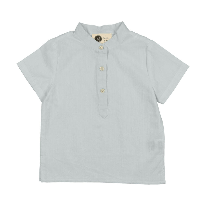 Smocked Floral Boys Shirt