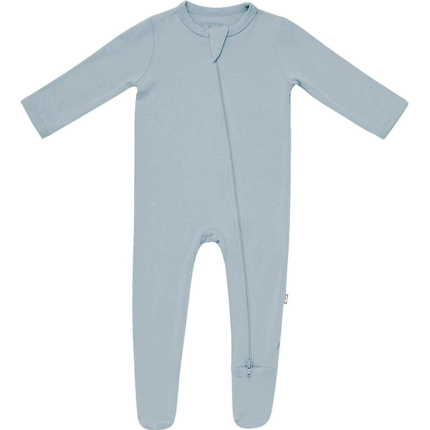 Zippered Footie, Fog