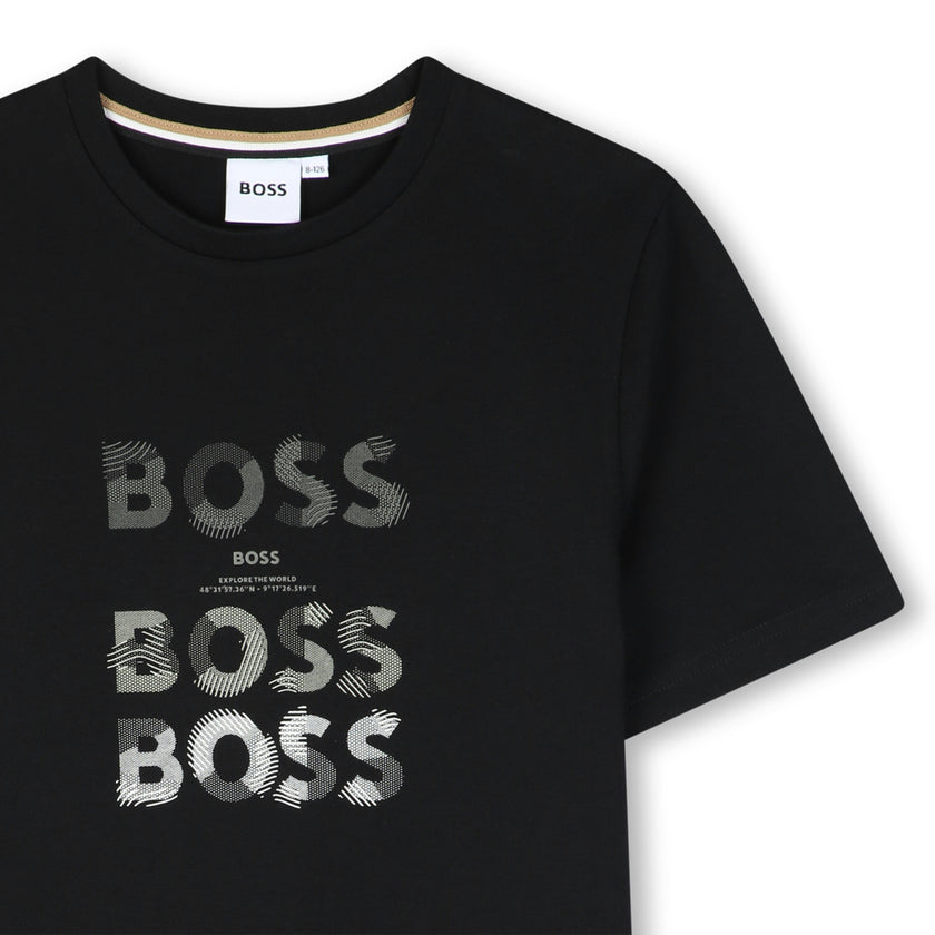 Black Multi-Logo T-Shirt