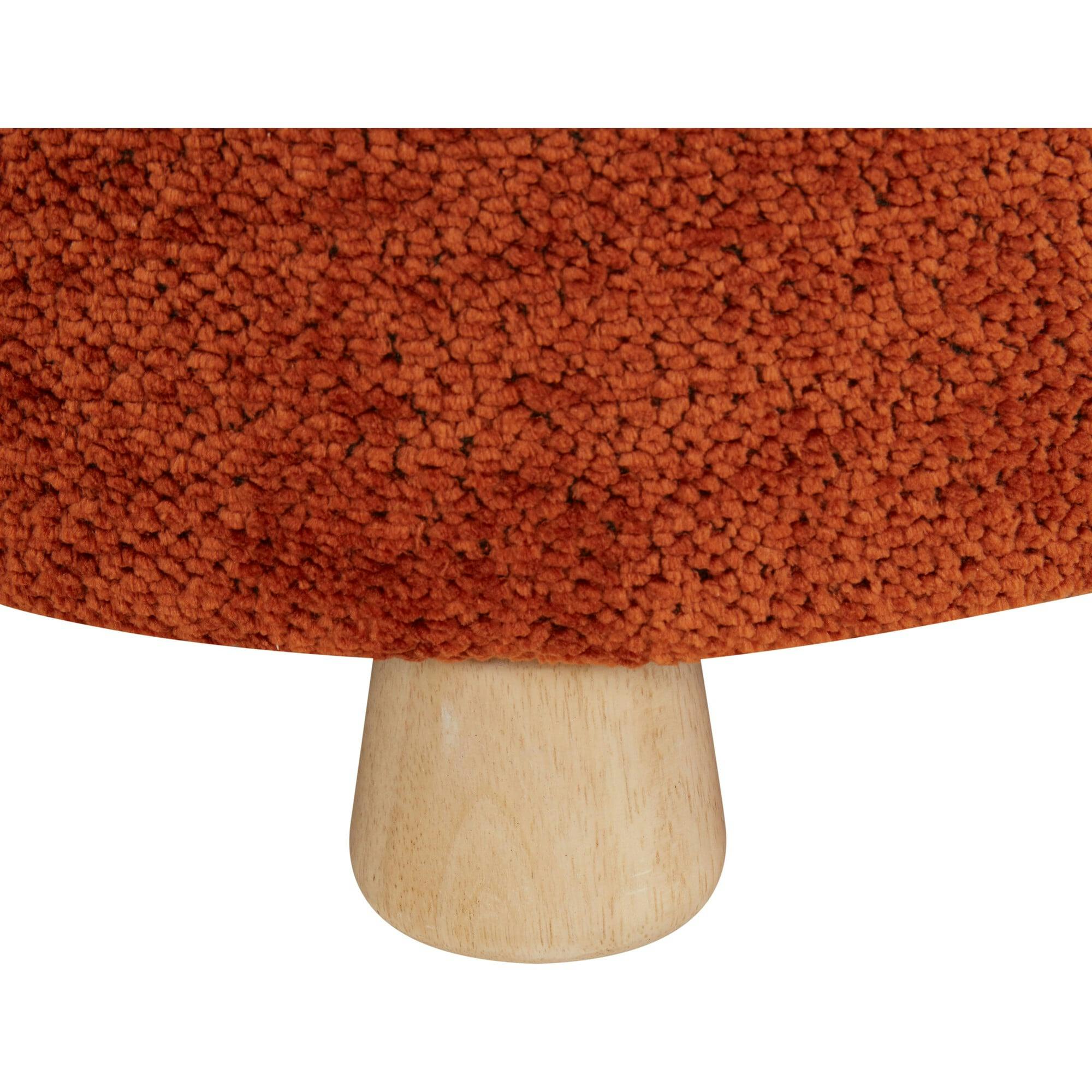 Denison Round Chenille Ottoman