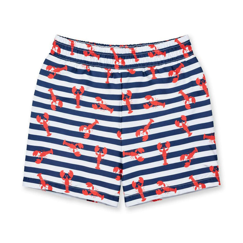 Lobster Print Swim Trunk