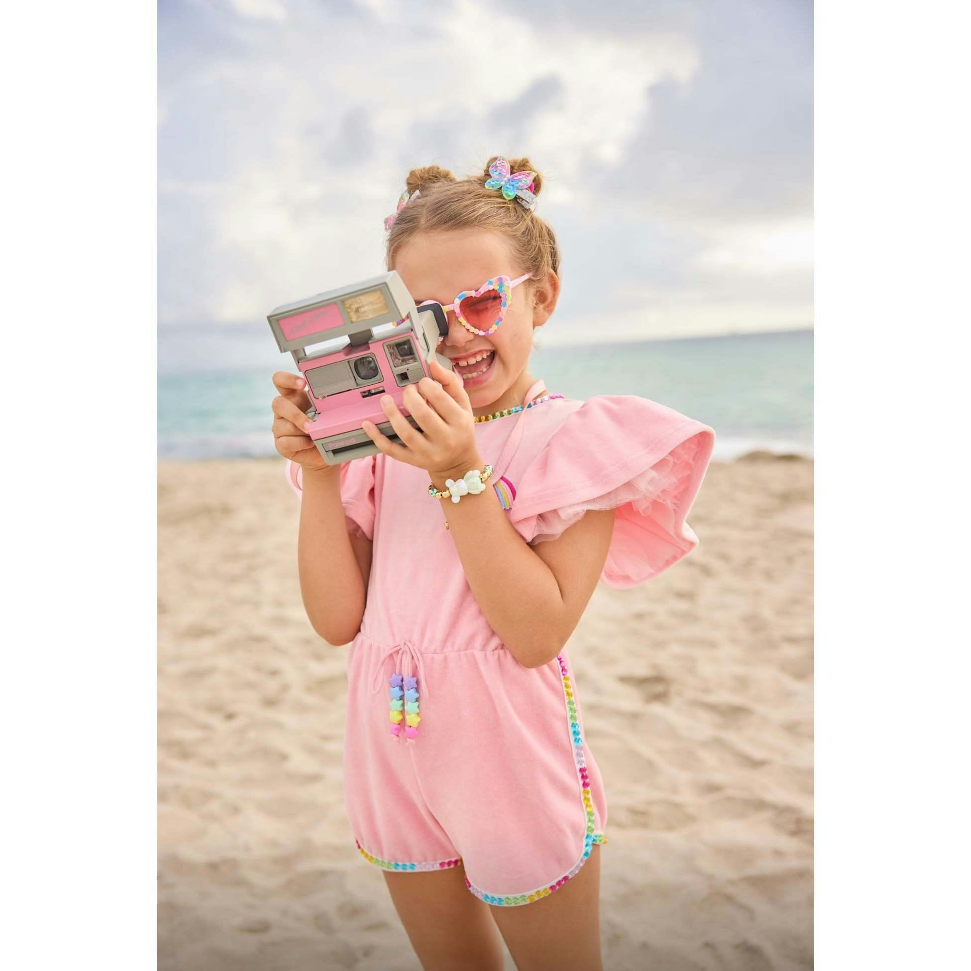 Velour Rainbow Gems Romper