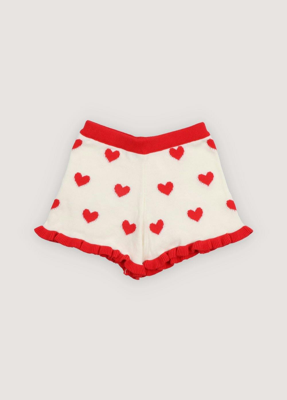 Maqui Short Hearts Jacquard