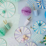 Mint Stripe Small Napkins