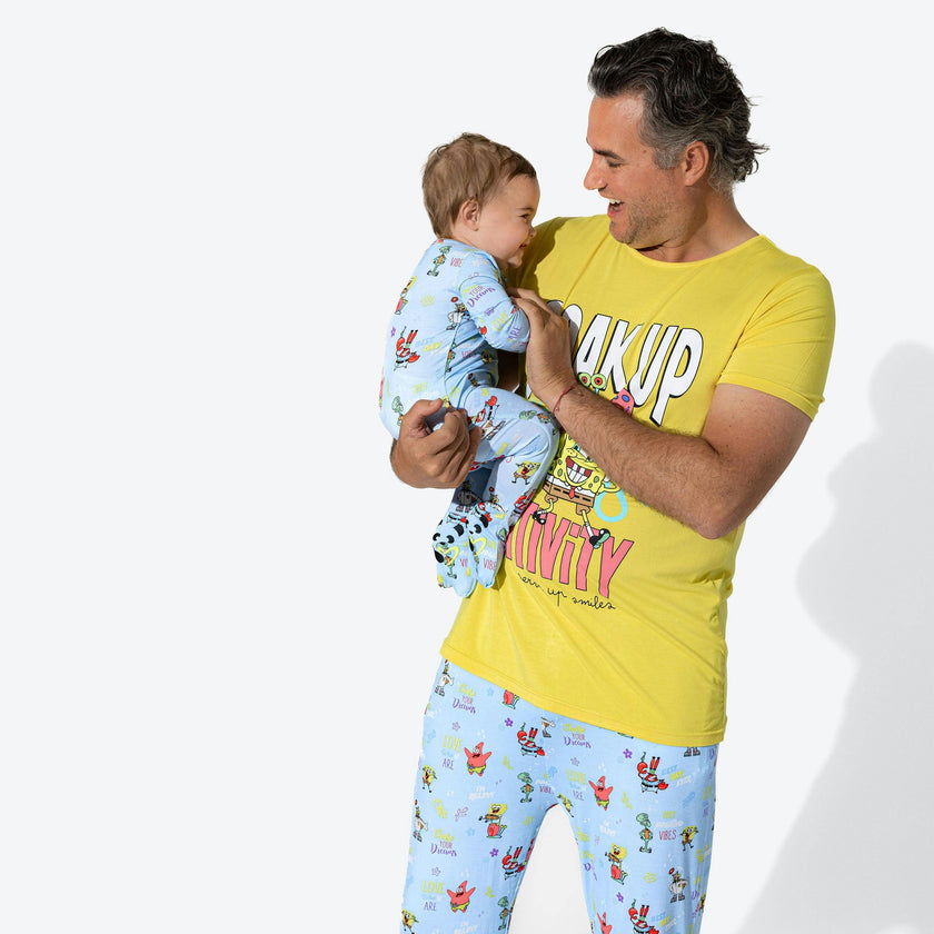 SpongeBob SquarePants: Good Vibes Bamboo Convertible Footie