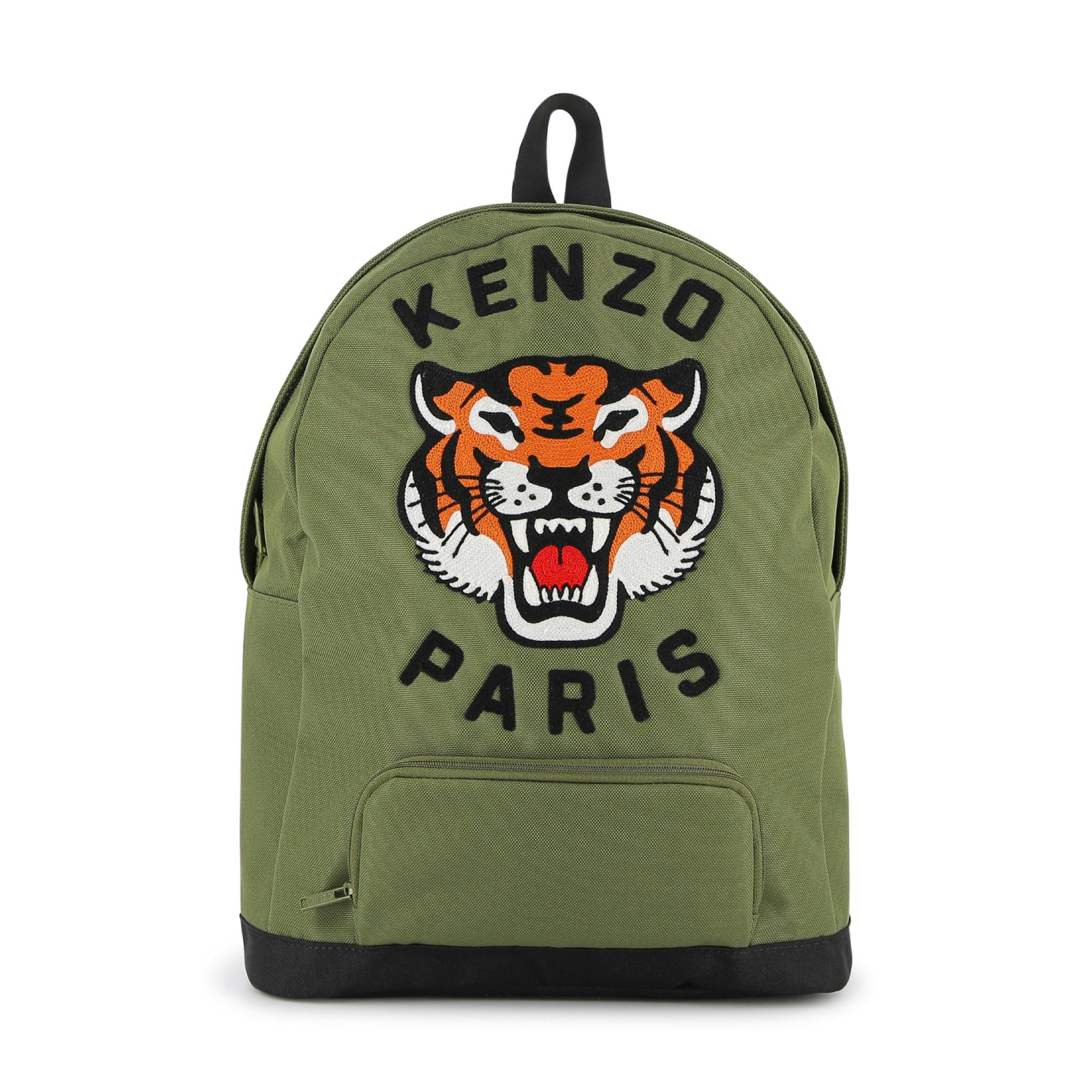 Khaki Kenzo Tiger Backpack