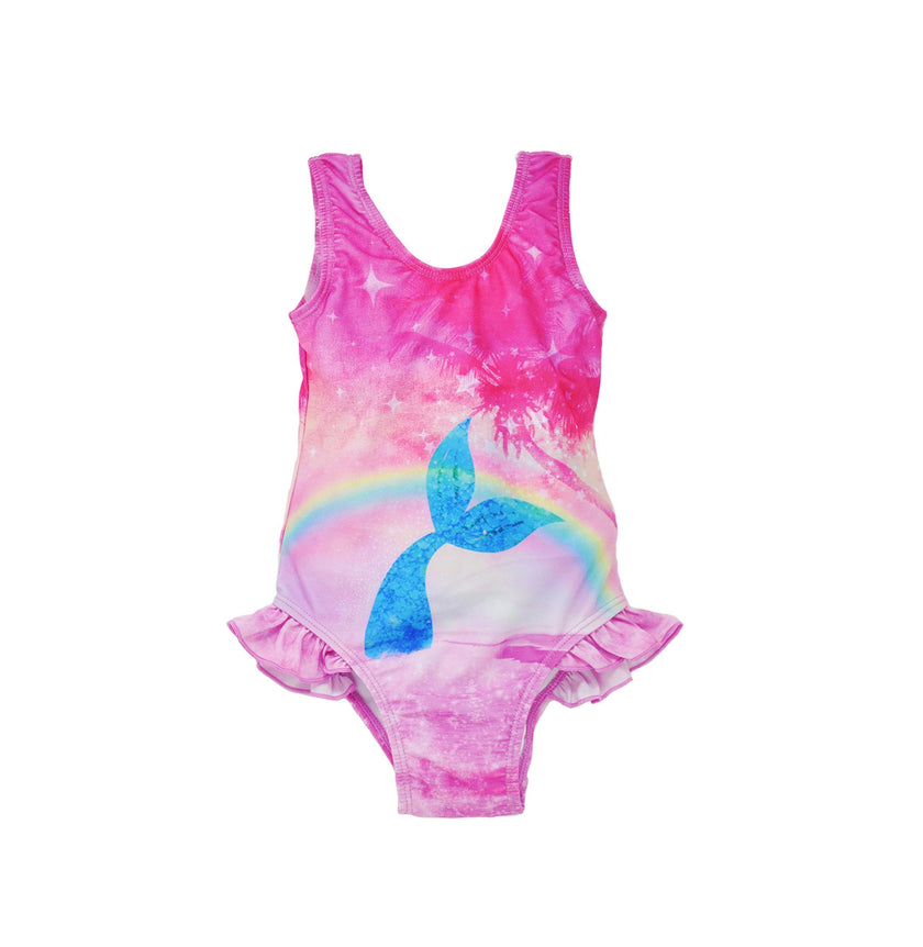 UPF 50+ Delaney Hip Ruffle Swimsuit