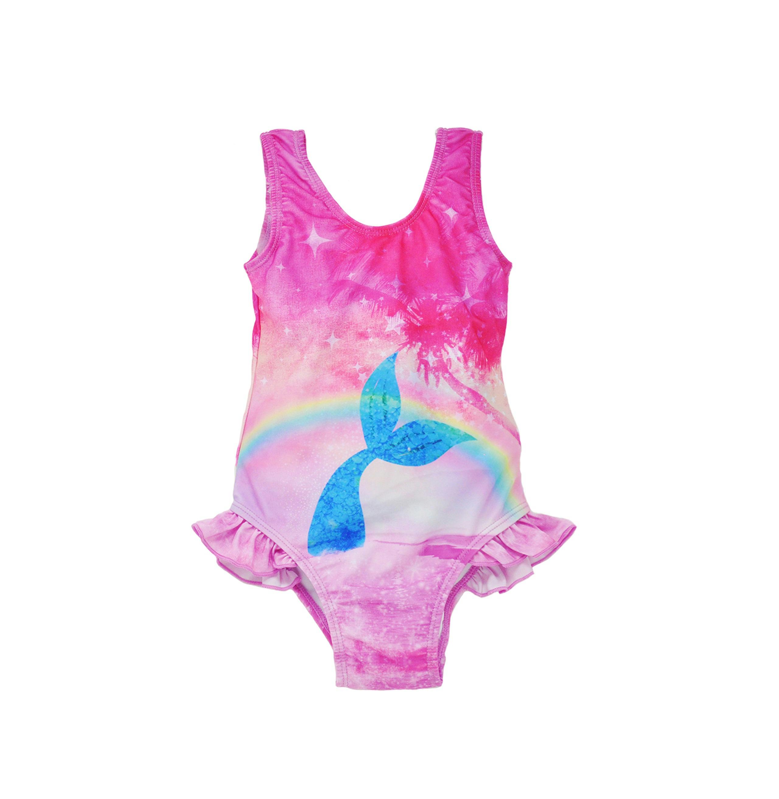 UPF 50+ Delaney Hip Ruffle Swimsuit