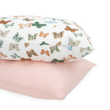 Cotton Muslin Pillowcase 2 Pack - Butterflies 2