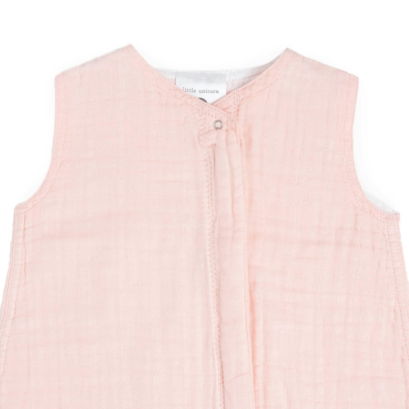 Cotton Muslin Sleep Bag - Light Pink