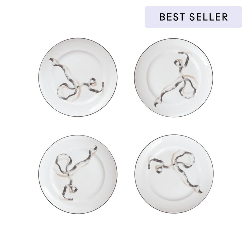 Ribbon Dessert Plate