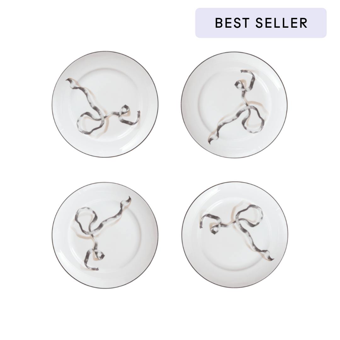 Ribbon Dessert Plate