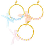 Girl's Girl's Besties Bow Stretchy Bracelet Set