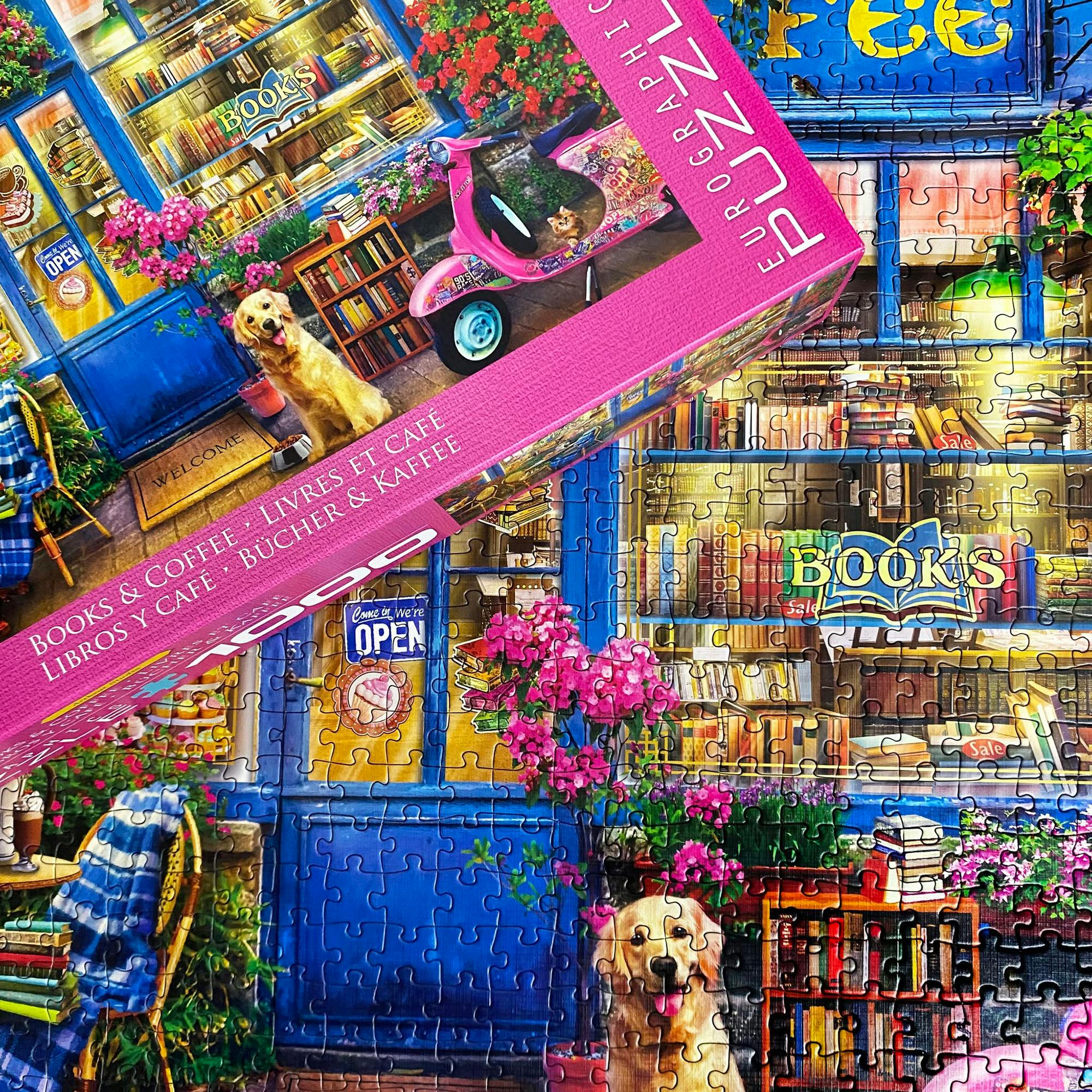 Books & Coffee - 1000 PC Puzzle