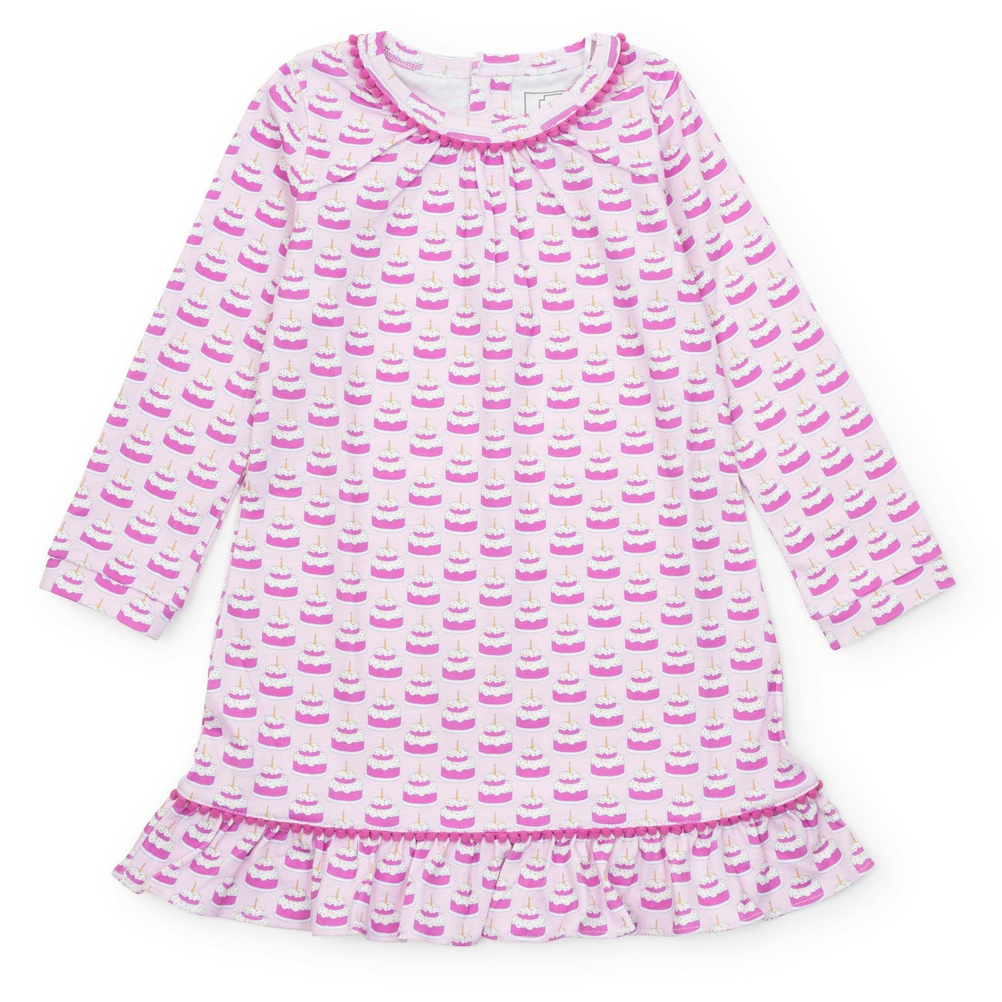 Carlin Girls' Dress Birthday Cake Pink