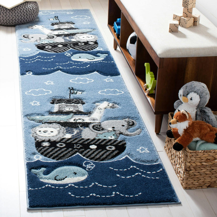 Carousel Kids Noah Rug, Blue
