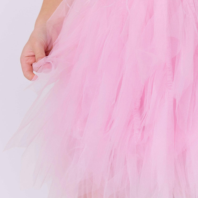 Pink Princess Feather Dress